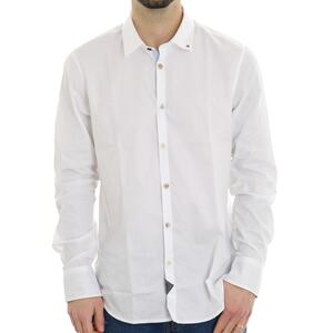CAMICIA CON TOPPE BIANCO